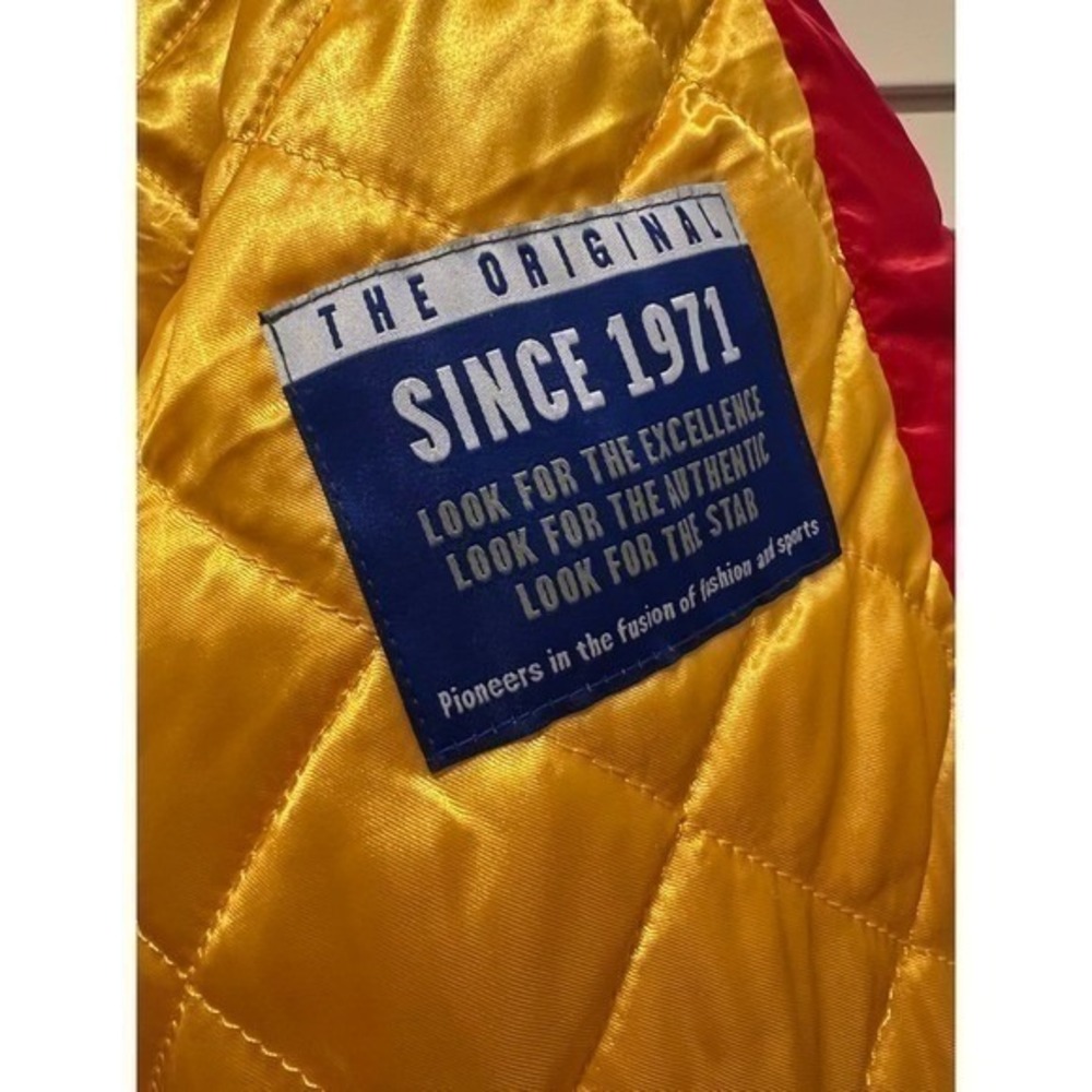 NFL Kansas City Chiefs Red Satin Bomber Jacket Womens XS NFL G-III - Picture 4 of 10